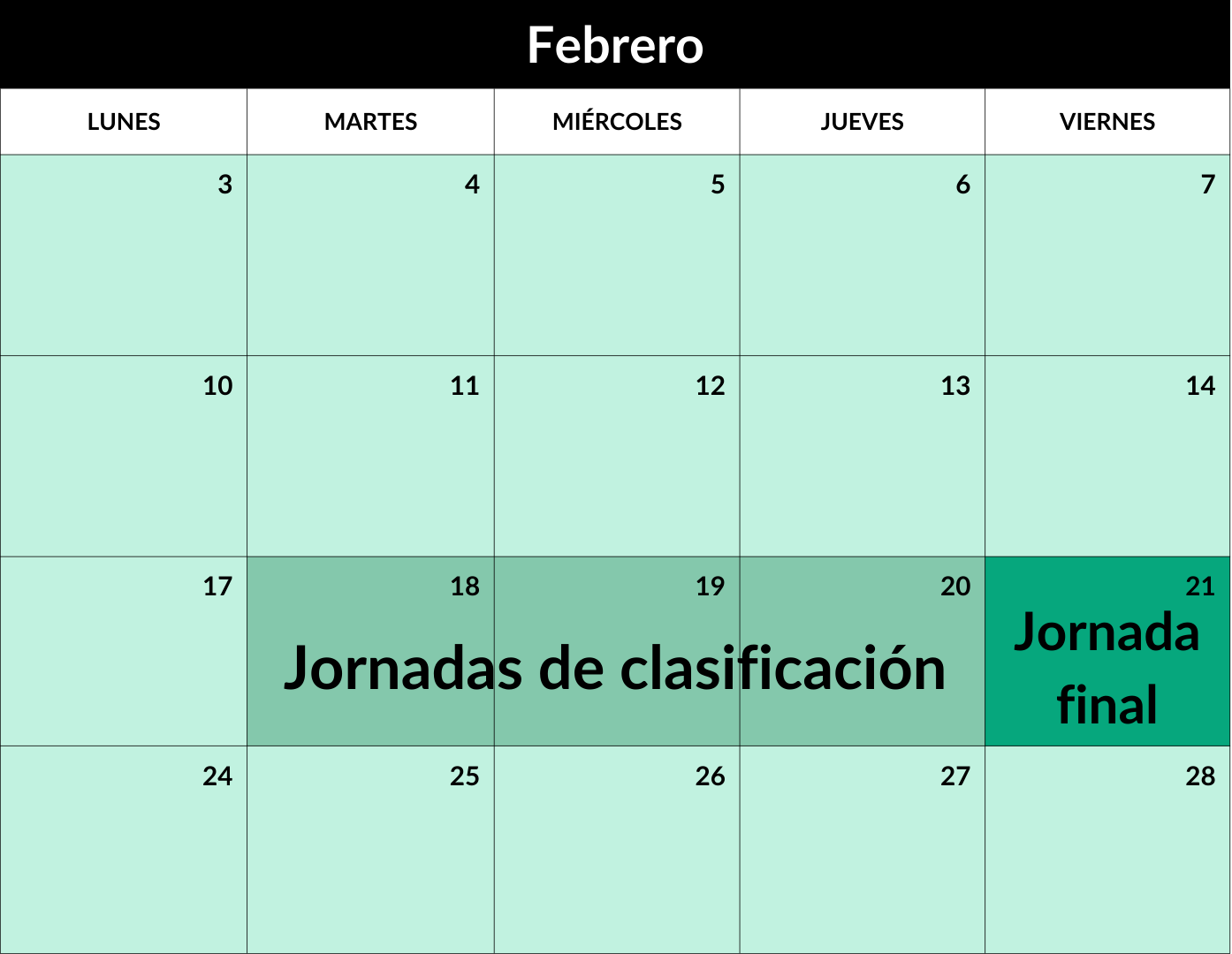 Olimpiadas Escolares Villaverde Horario